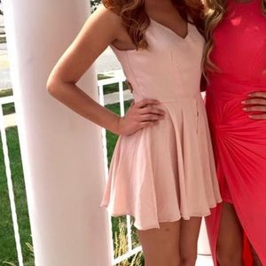 Charlotte Russe Blush Skort Romper